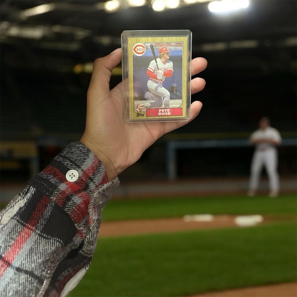 PETE ROSE PSA 6 1987 Topps #200 hit SEALED